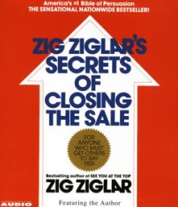 Ziglar's Secret of Closing the Sale book
